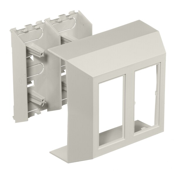 Non-Metallic Raceway, Super BaseTrak, Full Capacity 2-Gang Box